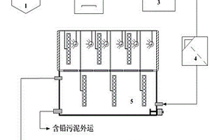 去除电镀废水中铅的处理系统