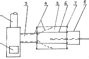 废水处理设备上用的内燃式蒸发筒装置