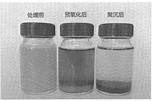 针对含聚乙烯醇退浆废水的预氧化-高效聚沉方法