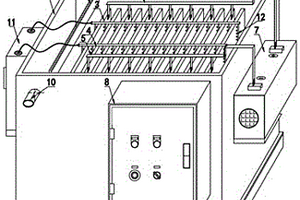 高效电催化氧化装置及垃圾渗滤液高盐高有机废水处理方法