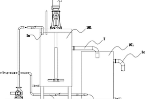 钻井废水分级循环反应装置