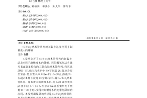 Co/TiO2纳米管阵列的制备方法及应用于制糖废水的降解