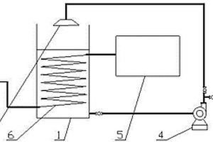 利用冷凝水余热来处理低浓度废水的处理装置