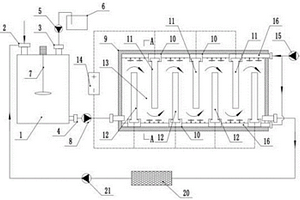 电解去除废水中氨氮的处理装置