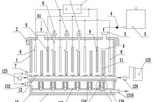 用于废水处理的一体化电解除氨氮装置
