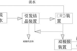 电厂脱硫废水零排放的处理装置