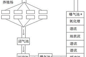 防渗膜连为一体的组合型稳定塘处理畜禽养殖废水系统