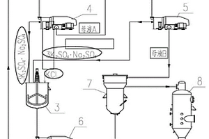 煤化工废水结晶盐硫酸钠制备硫酸钾装置