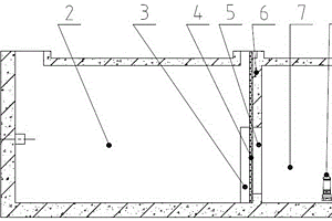 能隔离浮渣的废水调节池