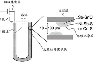 用于废水处理的反应性电化学膜