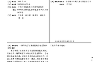 阳离子型水溶性高分子分散体