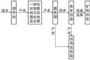 高盐高有机物废水资源化与零排放的处理系统