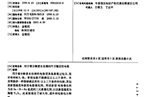 用于难分解废水处理的尺寸稳定性电极