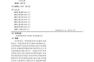 处理废水废气用滤料及其制备方法