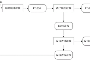 煤化工高盐废水的处理系统