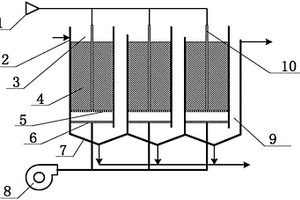 超声及微曝气强化铁碳微电解反应器