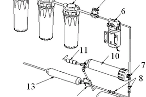 RO膜反冲洗空气压力罐水路系统