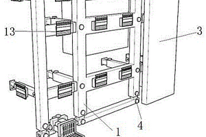 侧排地漏与马桶钢架的安装结构及安装方法