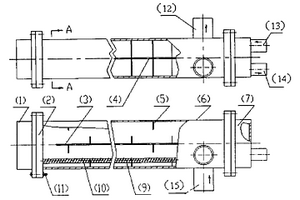 双侧四流程强化换热器