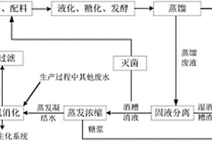 回用厌氧消化出水和酒糟清液生产乙醇的方法