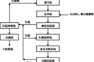 水洗漂染污水处理方法