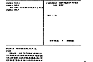 水质净化消毒剂及其生产工艺