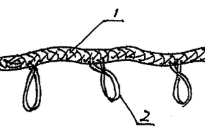 生物接触填料用的悬挂绳