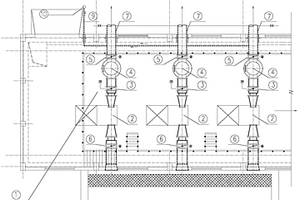 发电厂辅机系统电动滤网的布置结构