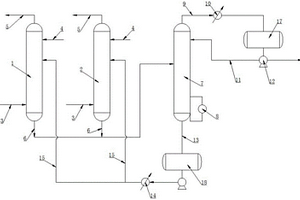 甲乙酮生产中丁烯乙腈混合物及丁烷乙腈混合物分离系统
