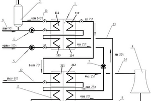 利用吸收式热泵技术制取高温热水及工艺蒸汽的系统