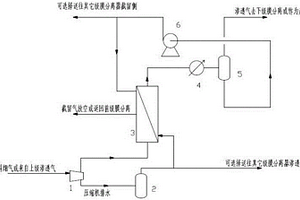 膜分离法捕集烟气中二氧化碳的强化工艺