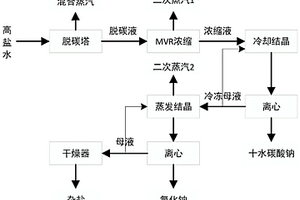 高碳酸盐矿井水零排放处理方法及系统