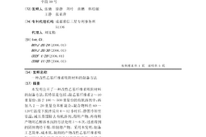 改性乙基纤维素吸附材料的制备方法