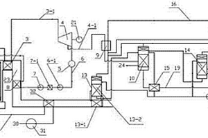 抽汽型蒸汽朗肯-低沸点工质朗肯联合循环发电装置