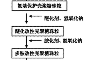 双二硫代氨基甲酸基改性壳聚糖珠粒的制备方法