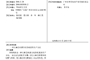 大麻芯杆漂白化学纸浆的生产方法