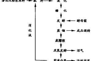 以薯类为主原料的酒精环形生产工艺