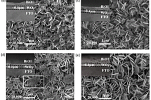 BiOI/WO<Sub>3</Sub>异质结高效光电催化电极的制备方法、产品及应用