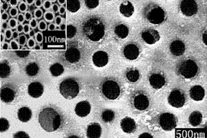 大孔二氧化锡-二氧化钛纳米管复合电极及其制备方法
