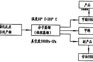 直接利用分子蒸馏技术生产生物柴油的方法