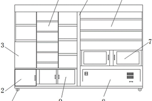 具备冰敷和洗漱功能的展示柜