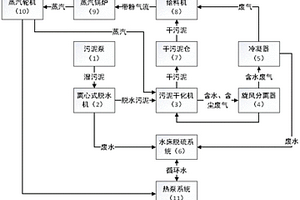 燃煤耦合污泥供热系统