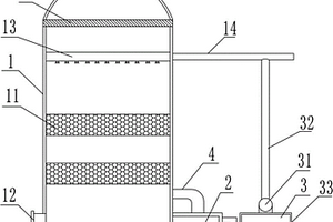 用于金属废油桶再利用的可循环废气喷淋塔