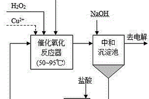 催化剂可循环使用的高盐废水资源化处理方法