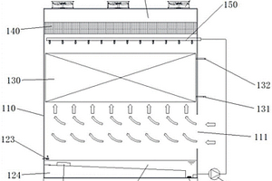 用于废水回收利用的冷却塔及零排放冷却系统