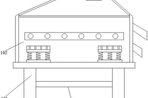 用于建筑装修固废振动筛的筛选装置