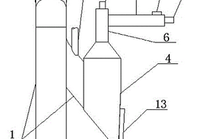 固废处置旋回炉混合喂料室