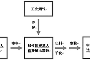 利用工业烟气对固废基人造种植土壤碱度的调节方法