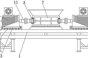 处理危险固废的具有防卡死功能的新型双辊撕碎机