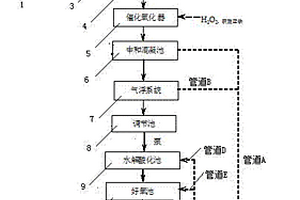 胶乳废水的处理系统